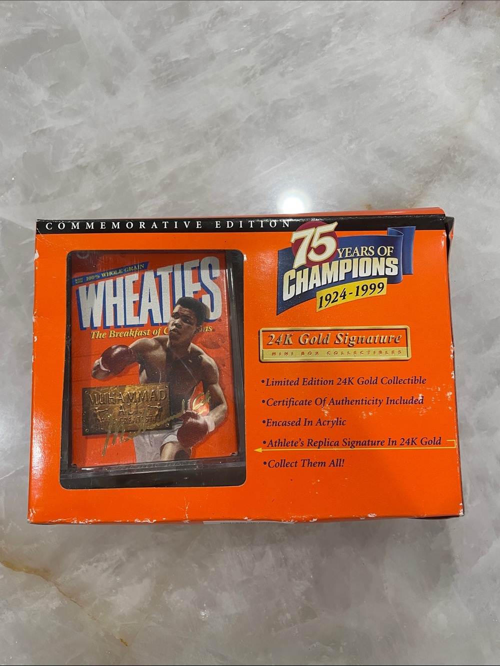 Mini Box Wheaties 75 Years of Champions Commemorative Edition